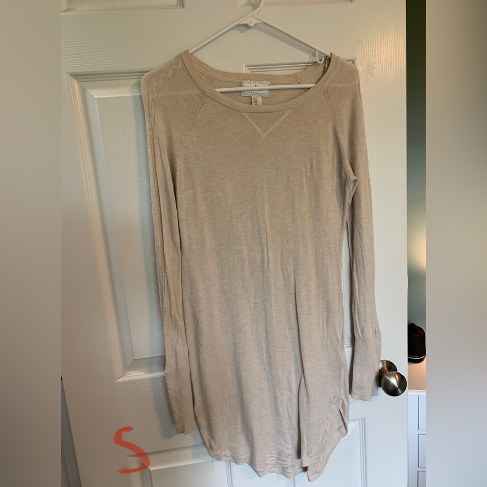Long sleeve sweater dress